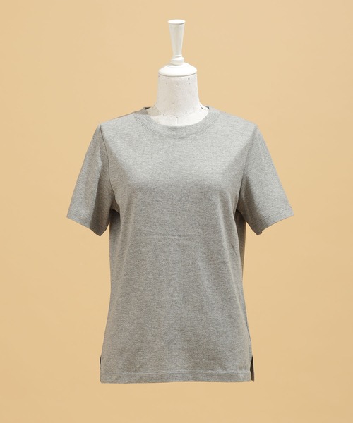 NANO universe（ナノユニバース）の「LB.03/Anti Soaked 汗染み防止 クルーＴシャツ 半袖（Tシャツ/カットソー・レディース・ブラック/トップグレー/ホワイト/イエロー・Ⅰ/Ⅱ/Ⅲ）」の12枚目の写真