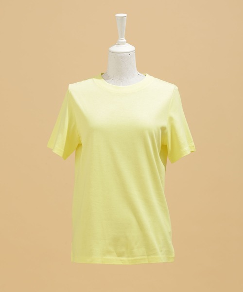 NANO universe（ナノユニバース）の「LB.03/Anti Soaked 汗染み防止 クルーＴシャツ 半袖（Tシャツ/カットソー・レディース・ブラック/トップグレー/ホワイト/イエロー・Ⅰ/Ⅱ/Ⅲ）」の22枚目の写真