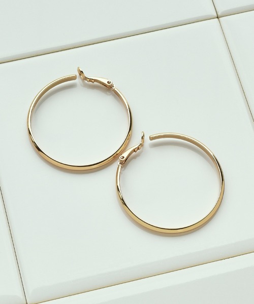 GOLDY（ゴールディ）の「シャープ ライン フープ イヤリング（イヤリング・レディース・シルバー/その他1/その他2/ゴールド・FREE）」の12枚目の写真