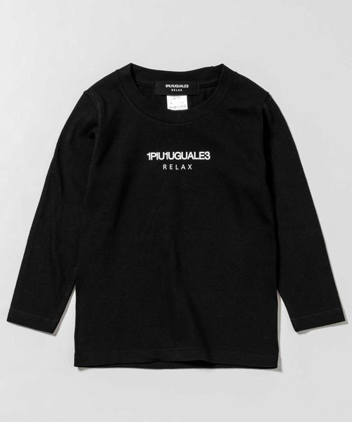 1piu1uguale3 RELAX（ウノピュウノウグァーレトレリラックス）の「1PIU1UGUALE3 RELAX(1PIU1UGUALE3 RELAX) キッズフロントロゴプリントロンＴ（Tシャツ/カットソー・キッズ・ホワイト/トップグレー/ブラック/ネイビー・150/130/110）」の20枚目の写真