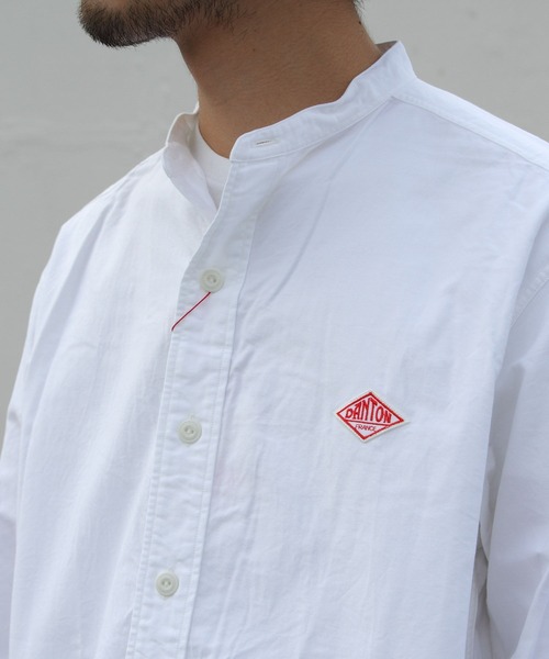DANTON（ダントン）の「DANTON/ダントン バンドカラーシャツ ロング