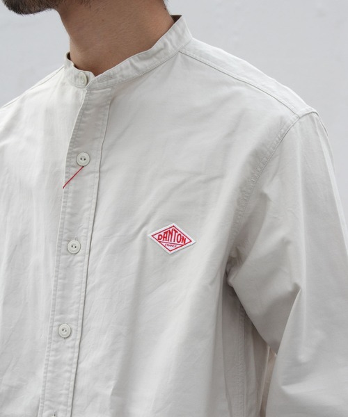 DANTON（ダントン）の「DANTON/ダントン バンドカラーシャツ ロング