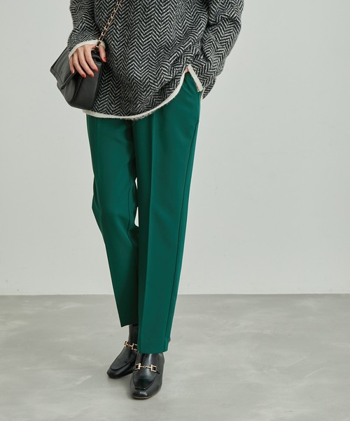 ROPE' PICNIC（ロペピクニック）の「ラク美/ストレートカラーパンツ（スラックス・レディース・ブラック/ダークグリーン/グレー系その他/ピンク系その他2・36/38/40/42/34）」の21枚目の写真