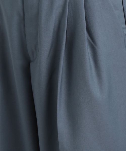 HARE（ハレ）の「【SETUP対応】2タックワイドトラウザー（スラックス・メンズ・ブラック/ベージュ/ブルー・SMALL/MEDIUM）」の20枚目の写真