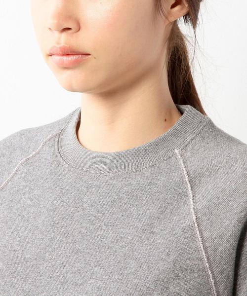 GYMPHLEX(ジムフレックス)の「<GYMPHLEX(ジムフレックス)>C TERRY ショートスリーブスウェット(Tシャツ/カットソー・レディース・グレー/ロイヤルブルー・フリー)」の7枚目の写真