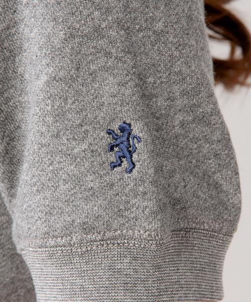 GYMPHLEX(ジムフレックス)の「<GYMPHLEX(ジムフレックス)>C TERRY ショートスリーブスウェット(Tシャツ/カットソー・レディース・グレー/ロイヤルブルー・フリー)」の8枚目の写真