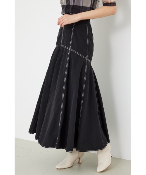 rienda（リエンダ）の「ペイントステッチフレアスカート（スカート・レディース・ブラック/ベージュ/グリーン系その他/ピンク系その他・SMALL/MEDIUM）」の11枚目の写真