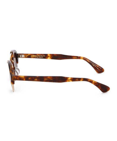 BEAUTY&YOUTH UNITED ARROWS（ビューティーアンドユースユナイテッドアローズ）の「BY ブリッジ コンビ サングラス 15ss◆（サングラス・メンズ・ブラック/ブラウン・フリー）」の4枚目の写真