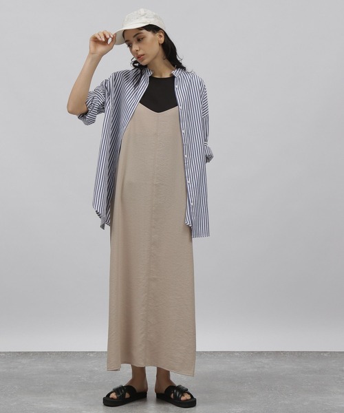 LAKOLE(ラコレ)の「ストライプバンドカラーシャツ / 124224(シャツ/ブラウス・レディース・ブラック/ネイビー/ピンク/ライトグリーン・SMALL/MEDIUM)」の8枚目の写真