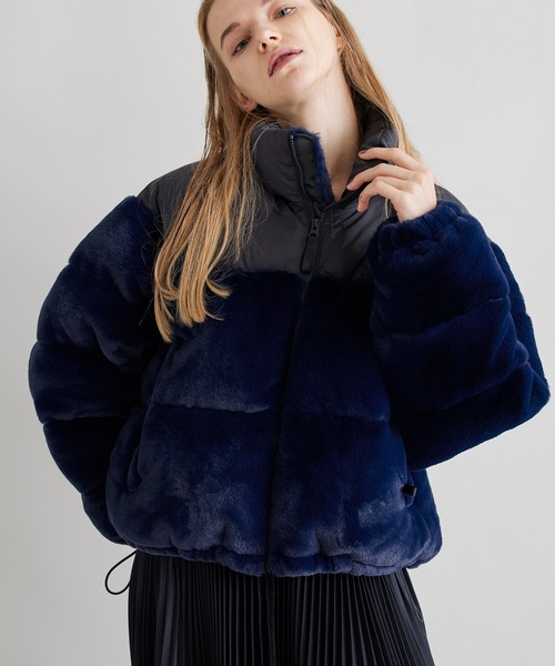 NOISE MAKER（ノイズメーカー）の「ファー切替ショートダウンブルゾン