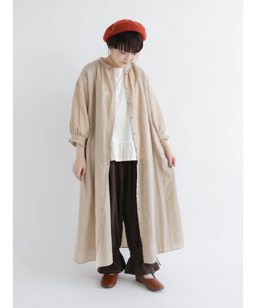 Samansa Mos2（サマンサ モスモス）の「刺繍ワンピース（ワンピース・レディース・ブラック/ベージュ/ブラウン・ﾌﾘ-）」の7枚目の写真