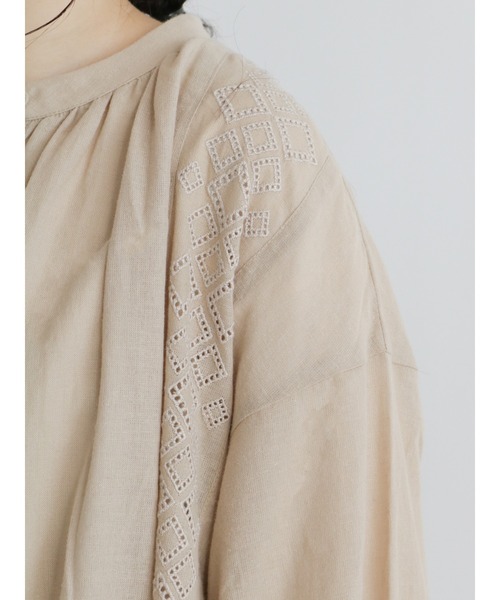 Samansa Mos2（サマンサ モスモス）の「刺繍ワンピース（ワンピース・レディース・ブラック/ベージュ/ブラウン・ﾌﾘ-）」の15枚目の写真