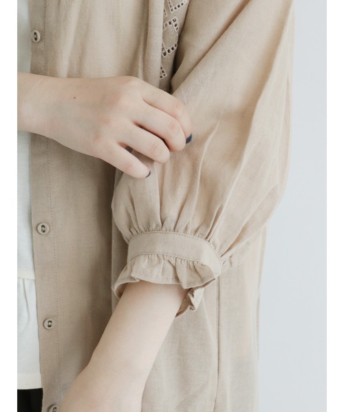 Samansa Mos2（サマンサ モスモス）の「刺繍ワンピース（ワンピース・レディース・ブラック/ベージュ/ブラウン・ﾌﾘ-）」の17枚目の写真