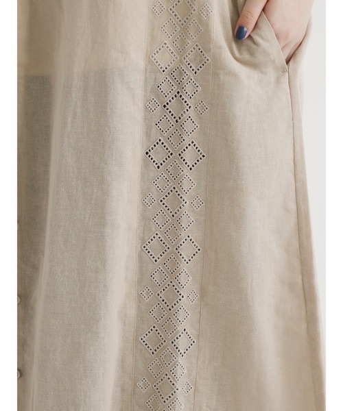 Samansa Mos2（サマンサ モスモス）の「刺繍ワンピース（ワンピース・レディース・ブラック/ベージュ/ブラウン・ﾌﾘ-）」の20枚目の写真