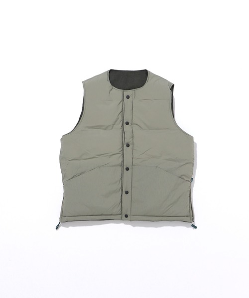 FIDELITY（フィデリティ）の「REVERSIBLE DOWN VEST / リバーシブル ダウンベスト（ベスト・メンズ・ネイビー/カーキ/グレー・LARGE/X-LARGE/MEDIUM/SMALL）」の8枚目の写真