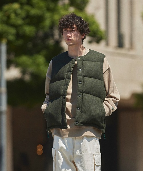 FIDELITY（フィデリティ）の「REVERSIBLE DOWN VEST / リバーシブル ダウンベスト（ベスト・メンズ・ネイビー/カーキ/グレー・LARGE/X-LARGE/MEDIUM/SMALL）」の21枚目の写真