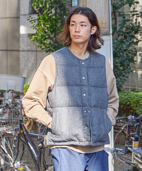 FIDELITY（フィデリティ）の「REVERSIBLE DOWN VEST / リバーシブル ダウンベスト（ベスト・メンズ・ネイビー/カーキ/グレー・LARGE/X-LARGE/MEDIUM/SMALL）」の13枚目の写真