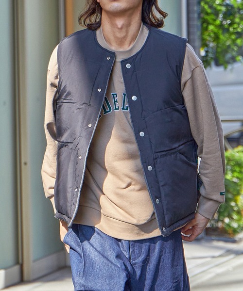 FIDELITY（フィデリティ）の「REVERSIBLE DOWN VEST / リバーシブル ダウンベスト（ベスト・メンズ・ネイビー/カーキ/グレー・LARGE/X-LARGE/MEDIUM/SMALL）」の15枚目の写真