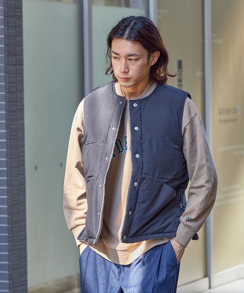 FIDELITY（フィデリティ）の「REVERSIBLE DOWN VEST / リバーシブル ダウンベスト（ベスト・メンズ・ネイビー/カーキ/グレー・LARGE/X-LARGE/MEDIUM/SMALL）」の18枚目の写真