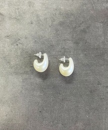 【HIKA/ヒカ】変型パール両耳ピアス
