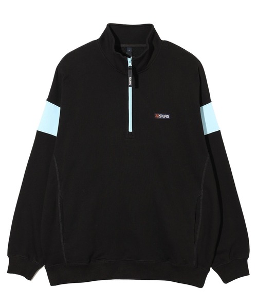 SILAS（サイラス）の「BICOLOR SWEAT PULLOVER（スウェット・メンズ・ブラック/ブラウン/グリーン・M/L/XL）」の2枚目の写真