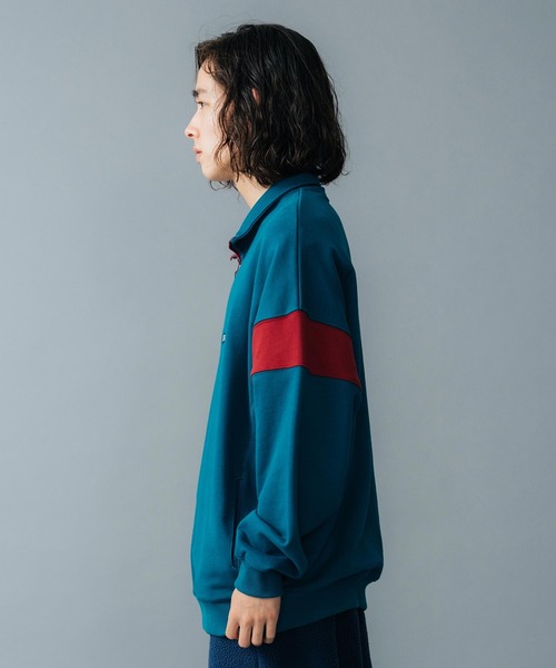 SILAS（サイラス）の「BICOLOR SWEAT PULLOVER（スウェット・メンズ・ブラック/ブラウン/グリーン・M/L/XL）」の4枚目の写真