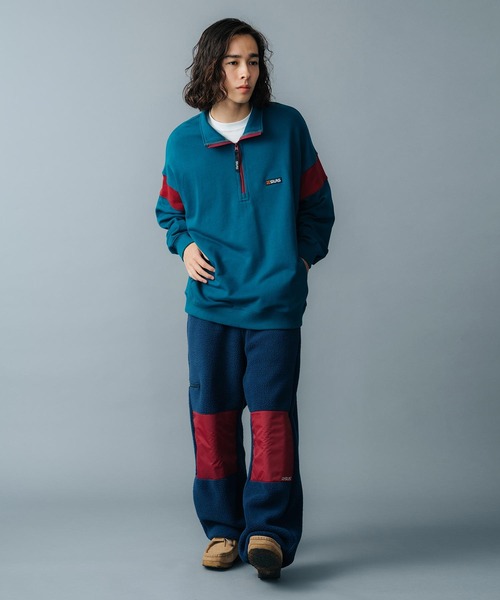 SILAS（サイラス）の「BICOLOR SWEAT PULLOVER（スウェット・メンズ・ブラック/ブラウン/グリーン・M/L/XL）」の17枚目の写真