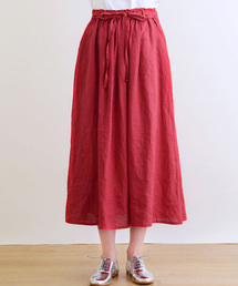 LA MARINE FRANCAISE | 麻キャンバス マキシスカート(スカート)