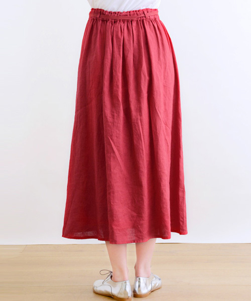 LA MARINE FRANCAISE(マリン フランセーズ)の「麻キャンバス マキシスカート(スカート・レディース・ホワイト/グレー/ネイビー/レッド・ONE SIZE)」の8枚目の写真