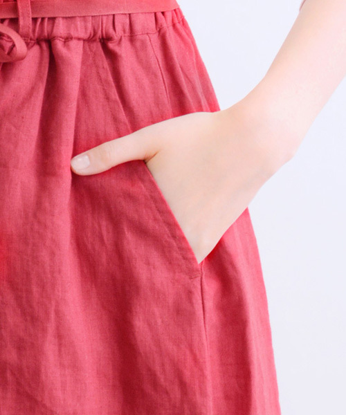 LA MARINE FRANCAISE(マリン フランセーズ)の「麻キャンバス マキシスカート(スカート・レディース・ホワイト/グレー/ネイビー/レッド・ONE SIZE)」の11枚目の写真