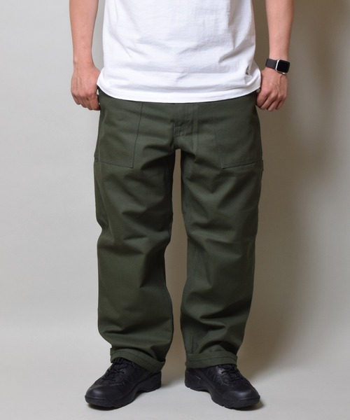 Back Channel（バックチャンネル）の「PAINTER PANTS（その他パンツ・メンズ・ブラック/オリーブドラブ・SMALL/MEDIUM/LARGE/X-LARGE/XX-LARGE）」の9枚目の写真