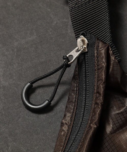 SABLE CLUTCH(セーブルクラッチ)の「ONE&SHOULDER BAG(L) - CORDURA/SEMI CLEAR(ショルダーバッグ)(メッセンジャーバッグ・レディース・ブラック/グレー/カーキ/キャメル・ONE SIZE)」の20枚目の写真