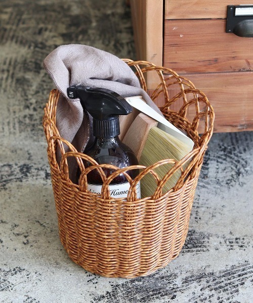 TIMELESS COMFORT(タイムレスコンフォート)の「UTILE(ユティル)洗えるフラワーポットLL(収納グッズ・レディース・ブラウン・ONE SIZE)」の1枚目の写真