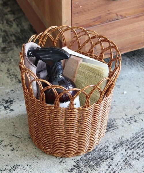 TIMELESS COMFORT(タイムレスコンフォート)の「UTILE(ユティル)洗えるフラワーポットLL(収納グッズ・レディース・ブラウン・ONE SIZE)」の3枚目の写真