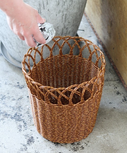 TIMELESS COMFORT(タイムレスコンフォート)の「UTILE(ユティル)洗えるフラワーポットLL(収納グッズ・レディース・ブラウン・ONE SIZE)」の2枚目の写真