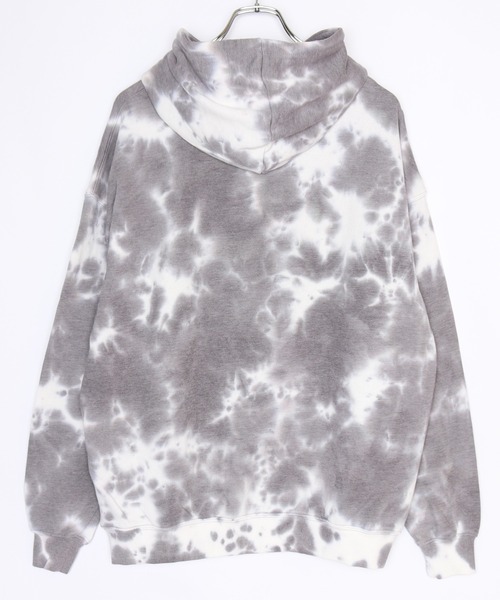 LONSDALE（ロンズデール）の「LONSDALE タイダイスウェット オーバーサイズ スウェットパーカー（パーカー・メンズ・ベージュ/チャコール・LL/M/L）」の6枚目の写真