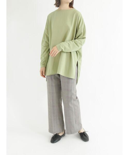 Samansa Mos2 blue（サマンサモスモスブルー）の「ポンチョチュニック（Tシャツ/カットソー・レディース・オフホワイト/グリーン/ブラック・ﾌﾘ-）」の22枚目の写真