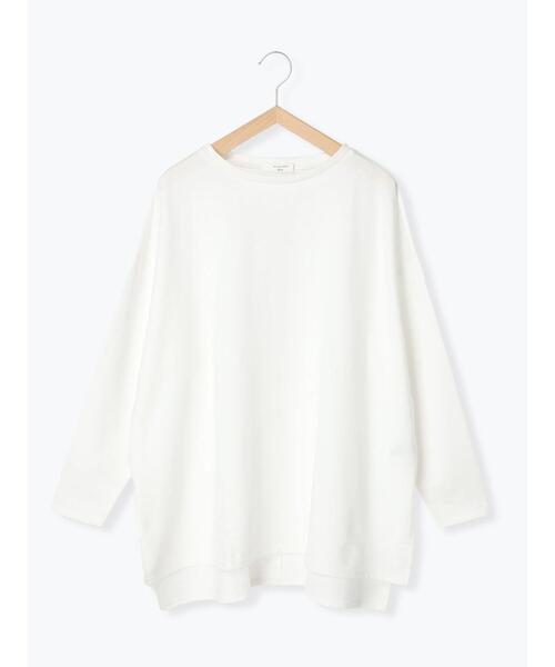 Samansa Mos2 blue（サマンサモスモスブルー）の「ポンチョチュニック（Tシャツ/カットソー・レディース・オフホワイト/グリーン/ブラック・ﾌﾘ-）」の6枚目の写真
