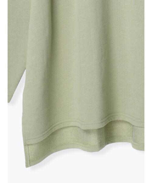 Samansa Mos2 blue（サマンサモスモスブルー）の「ポンチョチュニック（Tシャツ/カットソー・レディース・オフホワイト/グリーン/ブラック・ﾌﾘ-）」の11枚目の写真