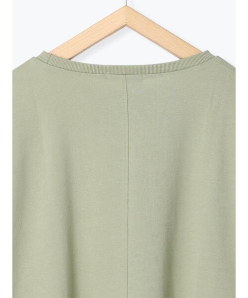 Samansa Mos2 blue（サマンサモスモスブルー）の「ポンチョチュニック（Tシャツ/カットソー・レディース・オフホワイト/グリーン/ブラック・ﾌﾘ-）」の12枚目の写真