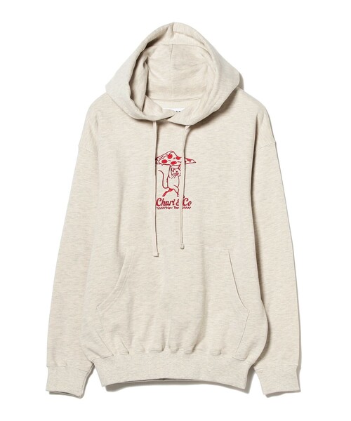 Ray BEAMS（レイビームス）の「Chari&Co / PIZZARAT HOODIE（パーカー・レディース・ブラック/グレー・SMALL）」の3枚目の写真