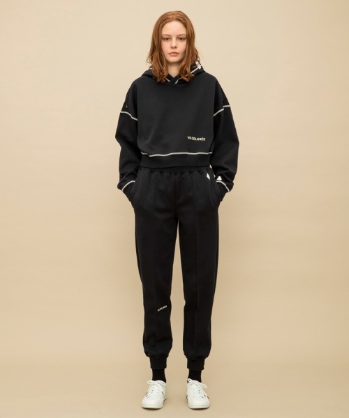 le coq sportif（ルコックスポルティフ）の「【WEB限定カプセルコレクション】 フーディー　ダンボールスウェット ルコック レディース スポーツ（パーカー・レディース・ブルー/ブラック/ホワイト/ピンク・L/M(M)/SS/S）」の16枚目の写真