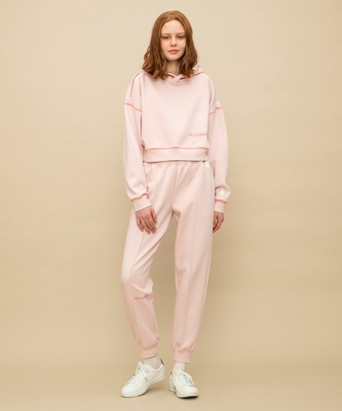 le coq sportif（ルコックスポルティフ）の「【WEB限定カプセルコレクション】 フーディー　ダンボールスウェット ルコック レディース スポーツ（パーカー・レディース・ブルー/ブラック/ホワイト/ピンク・L/M(M)/SS/S）」の8枚目の写真