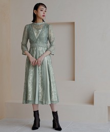 RUIRUE BOUTIQUE（ルイルエブティック）の「レイヤードラッセルレースワンピース結婚式 お呼ばれ パーティー ドレス（ドレス・レディース）」