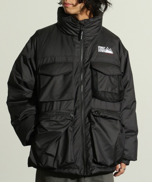 FIRST DOWN / ダウンジャケット/M/ポリエステル/マルチカラー/233-1536 FIRST DOWN（ファーストダウン）の「【FIRST DOWN/ファーストダウン