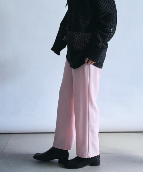 SETUP7(セットアップセブン)の「【SETUP7】ツータックストレートパンツ SCCH241(その他パンツ・レディース・ピンク/ホワイト/ブラウン/ピンク系その他2/ブラック/グレー・2/3/4)」の15枚目の写真