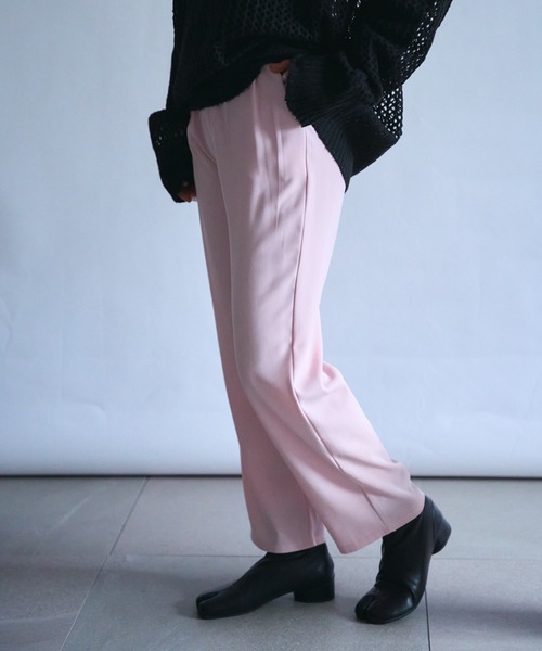 SETUP7(セットアップセブン)の「【SETUP7】ツータックストレートパンツ SCCH241(その他パンツ・レディース・ピンク/ホワイト/ブラウン/ピンク系その他2/ブラック/グレー・2/3/4)」の17枚目の写真