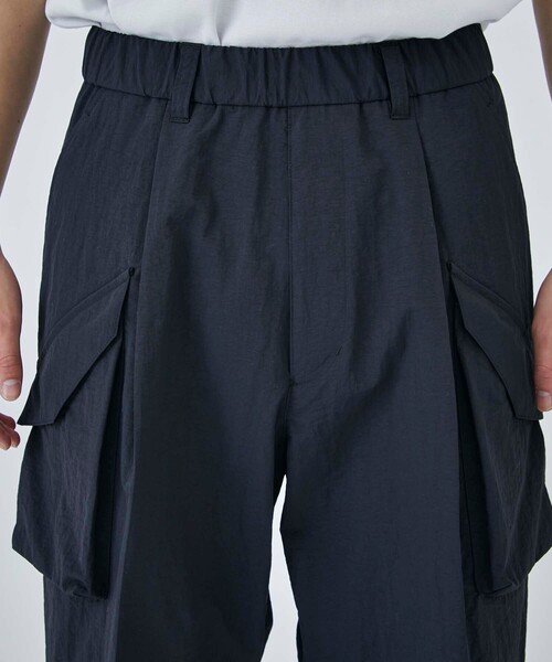 CITY TOKYO（シティトウキョウ）の「SYNTHETICスーパーワイドスラックス（スラックス・メンズ・ブラック/カーキ・1/2）」の7枚目の写真