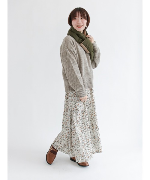 ルネ♡オリジナルプリント スカート 楽天市場】花柄スカート / CALINER (カリネ) ライトボイル 小花柄