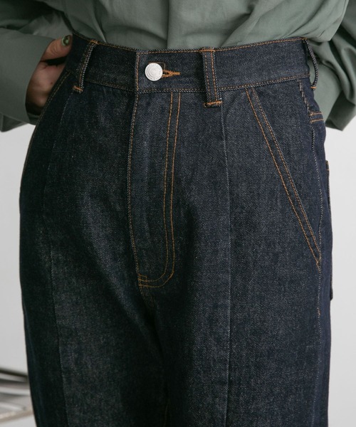 KBF(ケイビーエフ)の「BACKスリットデニム(デニムパンツ・レディース・ライトブルー/ノンウォッシュ/ナチュラル・34/36/38)」の6枚目の写真